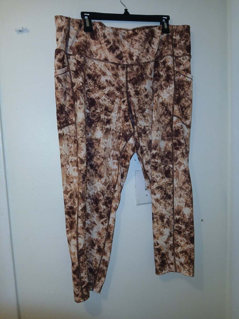 Calvin Klein Performance Brown Tie Dye Leggings